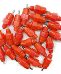 30 Piece Heavy Hitter Automatic Chicken Water Nipple Drinkers For Hens Ducks And Flocks Delrin red nipple valves for automatic hydration.