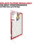 MERV 11 Pleated HVAC Air Filter 20x30x1, Electrostatic Allergen Reducer, packaging, fits furnaces and AC units, USA made