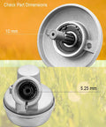 Stihl Gear Head Replacement Assembly dimensions for FS55 FS56 FS70 Brush Cutter String Trimmer Fits 4144 640 0100 0102