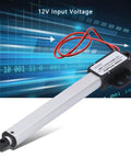 Low Key Whisper Quiet 12V 100Mm Stroke Electric Push Rod Actuator for furniture with red wires, low noise operation
