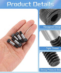 Hand holding Alloy Steel Hex Socket Head Shoulder Bolts Five Eighths Inch Shoulder Length Five Sixteenths Inch Diameter