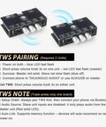 100W Mono Bluetooth 5.3 Amplifier Board With TWS Pairing, TPA3116D2 Digital Power Amp Module shown with TWS pairing instructions.