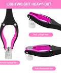 magnetic grabber tool for seniors with pink grips and swivel head, designed for lifting and retrieving items easily and efficiently