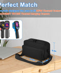 Road Trip Ready Thermal Imager Case For HF96 And ACEGMET TR120E on table, black nylon 900D, shockproof, waterproof with adjustable strap