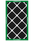 16x25x1 Air Filter MERV 10 Odor And Allergy Defense With Activated Carbon For Home HVAC Replacement, Electrostatic Pleated Filter