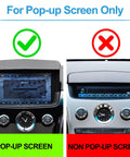 Comparison of pop-up and non pop-up screens for Wireless CarPlay And Android Auto Interface For Cadillac CTS 2009-2013 Retrofit Kit