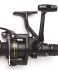 Lightweight Fishing Reel With Graphite Frame And Sideplate, Graphite Rotor And Spool, Rear Drag And QuickFire II System