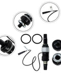 Torque Center Axle Sensor for Bafang Mid Drive Motors, 73mm Bottom Bracket Steel Power Assist Sensor, 6-pin cable view