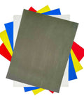 Wax Free Transfer Paper Sampler Pack With Five Color Sheets 8 By 11 Inches Each Color Red Blue Yellow White Graphite For Arts And Crafts DIY Projects Ceramics Wood Fabric Paper And More.