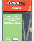Packaging of Hardcore 1/8-Inch Tile Cutting Carbide Zip Bits 4 Pack for Ceramic Wall Tile Cement Board Stucco and Plaster