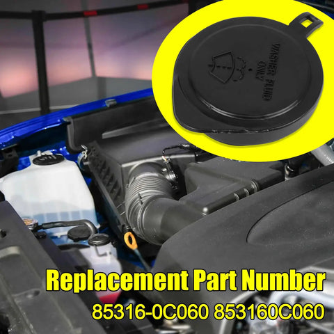 Washer Fluid Reservoir Cap Replacement For Toyota Sequoia Tacoma And Tundra Direct Fit OEM Quality Replacement Cap With Secure Leak Proof Seal