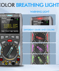 All In One Handheld Oscilloscope And Multimeter With Built In Signal Generator 12MHz Bandwidth 50MSa Per Second close-up display