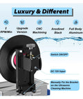 Six Liter Ultrasonic Vinyl Records Cleaner With Heating Function For Lp Ep And Seven Inch Media showing bracket and controls on aluminum body.