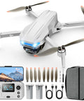 4K Camera Drone With GPS Auto Return, Waypoint Flight, Orbit Mode, Follow Me, Gesture Control, Foldable Design, Brushless Motors