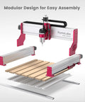 All-In-One 3 Axis CNC Router Kit Maker-Friendly With Custom 710W Spindle, 7000 To 30000 RPM, ER-11 Collet, Linear Rails And Ball Screws