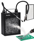Solder Fume Extractor With HEPA And Activated Carbon Filter Portable Smoke Absorber for DIY soldering with magnetic helping hands