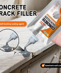 Rugged Hybrid Driveway Transition Mastic With Heavy Duty Concrete Crack Filler delivering effective sealing for basement wall cracks.