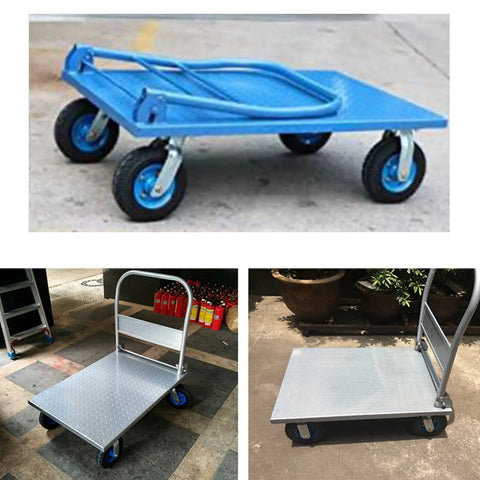 Beefed Up Heavy Duty Industrial Caster Wheels With Top Plate Swivel And Air Filled Rubber Casters on workshop trolleys