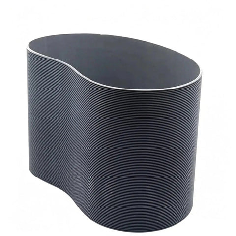 Closed Loop Mini Conveyor Belt With Poly-V Ribbed Groove For Heavy-Duty Power Transfer Durable Rubber Replacement Drive Belt Featuring 12 Ribs For PJ2734 PJ2980, black rubber