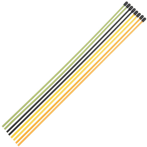 8Pcs Plastic Antenna Tubes With Caps For RC Cars Boats FPV Drones And Quadcopters 2.4G Receivers Protective Wire Covers Multicolor