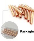 Stubby Collet For WP17 WP18 WP26 TIG Torch 10N24S 3/32 Inch Copper Consumables Pack Of 10 2.4mm Replacement Parts Not Original