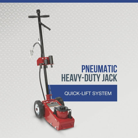 22 Ton Quick Lift Air Hydraulic Service Floor Jack For Heavy Duty Cars Trucks And SUVs With Rapid Rise Durable Steel Construction