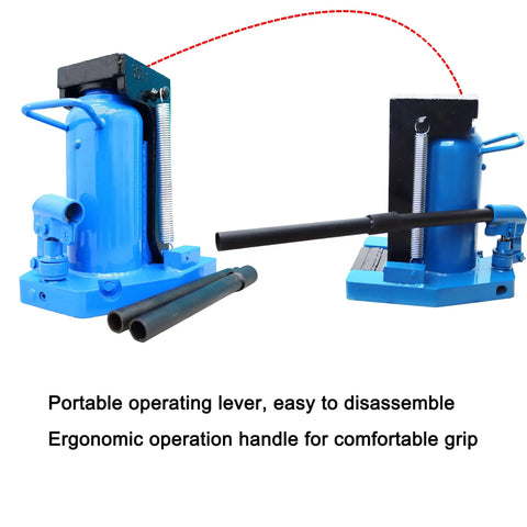 Heavy Duty Hydraulic Toe Jack 15 Ton Low Profile Floor Jack with ergonomic handle and portable levers for efficient garage lifting.