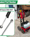 Front Tine Tiller Cable For 20908 And 20970 Models Replacement 3108A 20827 M5 End M8 Mount Kit shown with tiller