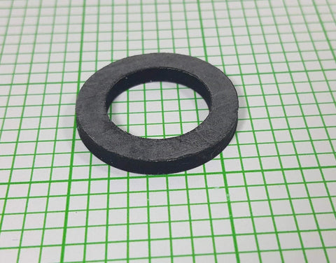 EPDM rubber water meter gasket, black circular washer, 3/4 inch outer diameter, 1/8 inch thick