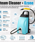 Get Ready For A Spotless Home With This Badass 3000W High Pressure Steam Cleaner that features a 3.5L tank and versatile use options.