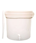 Industrial 10 Gallon Reusable Coffee Filter Set With Organic Cotton GOTS Certified Two Pack for large urns, installed view