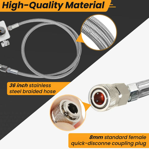 High Pressure Valve Adapter For Scuba And Paintball Fill Stations Perfect PCP And HPA Tank Connector 4500 PSI Capacity