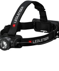 Close-up of H7R Core LED Headlamp with 1000 Lumen Boost and 250 Meter Beam, IP67 Waterproof Hard Hat Light for Outdoors and Work