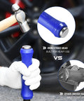 Bearing Race And Seal Driver Kit showing ergonomic handle and iron strike head in use