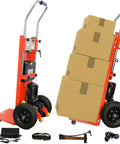 Electric Stair Climbing Hand Truck Dolly For Moving Heavy Furniture And Objects 880 Lb Capacity 1200W Powered Stair Climber