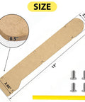 Zero Clearance Insert For 10 Inch Sliding Miter Saw MS6305-00 with dimensions, eco-friendly MDF material, screws included