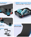 Vibration Plate For Full Body Fat Burning And Lymphatic Drainage With A 200W Motor 12mm Amplitude Adjustable Speeds 450 Lb Capacity