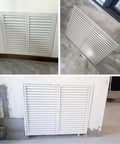 Top Shelf Heavy Duty Double Door Access Panel With Built In Louvered Ventilation Cover For Crawl Spaces And Exterior Drywall Openings Rock Solid Steel Utility Hatch Straight Up Reliable, vented dual panel on wall.