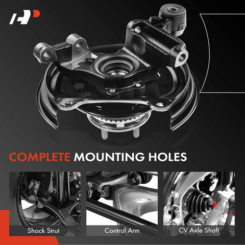 Rear Left Steering Knuckle And Wheel Bearing Hub Assembly For Subaru Forester 2003 2004 2005 2006 2007 2008 Driver Side Rear Disc Brakes Only Replacement