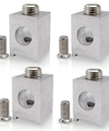 Four Piece Neutral Lug Kit With 4-2/0 Aluminum Ground Lugs for Wiring Connections High Conductivity and Corrosion Resistant Build