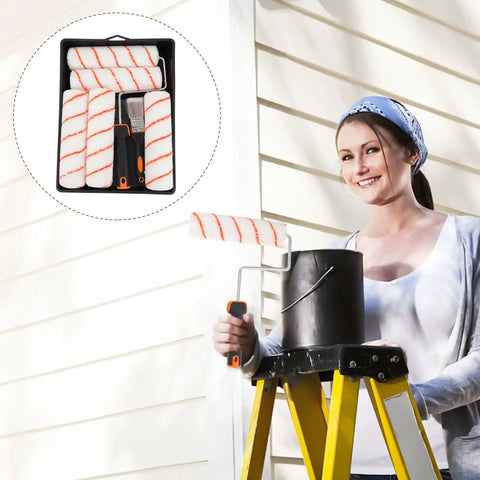 Knock Your Next Reno Out Of The Park With This Smooth Ride Roller And Brush Set Having A Solid Tray Ideal For Walls Ceilings And Doors Making Paint Work Feel Like A Breeze.