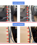 Door Seal Strip Kit For Cars, Dustproof Edge Guard And Quiet Close Trim, Rainproof Weather Stripping, A and B-pillar comparison