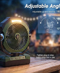 Beast Portable Misting Fan With 36000mAh Battery, Four Speed Settings, Three Timers, Two Light Modes, 460ml Tank, Adjustable Angle