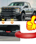 Ford Tow Hook Covers Red For F150 2004 2024 And Toyota Tundra 2017 2021 Accessories No Drill Easy Fit Front Cap