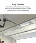 Installation of QuietLift Connect WiFi Smart Garage Door Opener With Wireless Keypad Ultra Quiet Three Quarter HPC Belt Drive