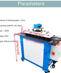 Electric Sheet Metal Seamer Pro Grade Multi Functional Seam Lock Forming Machine with 7 Shape Options for 1.2mm Iron Sheet 220V Heavy Duty
