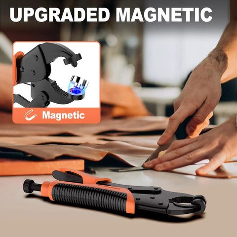 One Hand Snap Fastener Tool Kit For Canvas And Marine Use Heavy Duty Snap Pliers for fabric installation on table