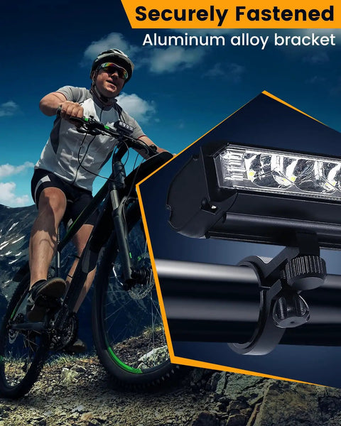 Ultra Bright USB Rechargeable Bike Headlight Set With 3 LEDs And 5 Lighting Modes For Night Riding Waterproof Headlamp And Tail Light Ride Ready For Adults And Kids Mountain MTB Off Road Cycling
