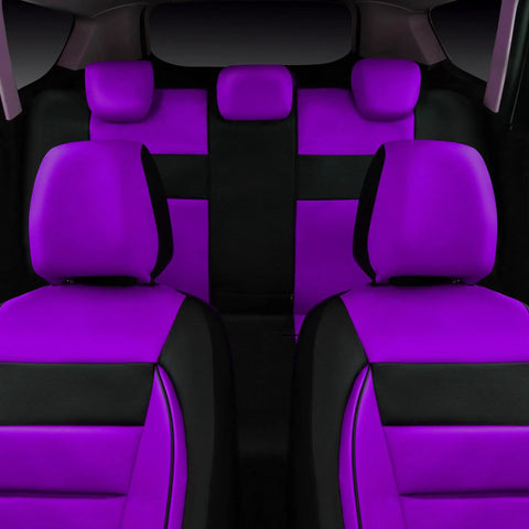 Leather Seat Covers Full Set For SUV Sedan And Van Water Resistant With 3D Foam Back Support All Season Comfort Dope Look