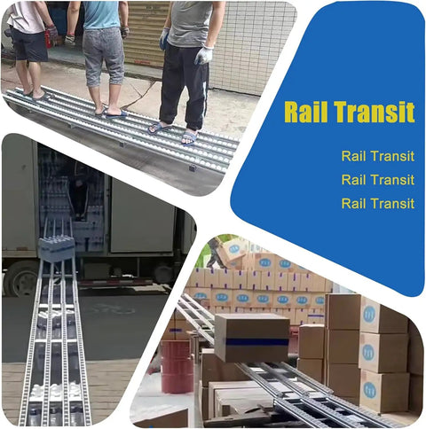Gravity Driven Roller Conveyor Table with Foldable ABS Rollers and Stainless Steel Frame in use for warehouse freight handling